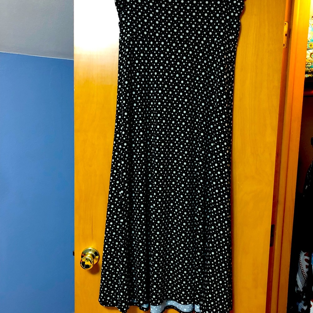 Lularoe polka dot maxi skirt